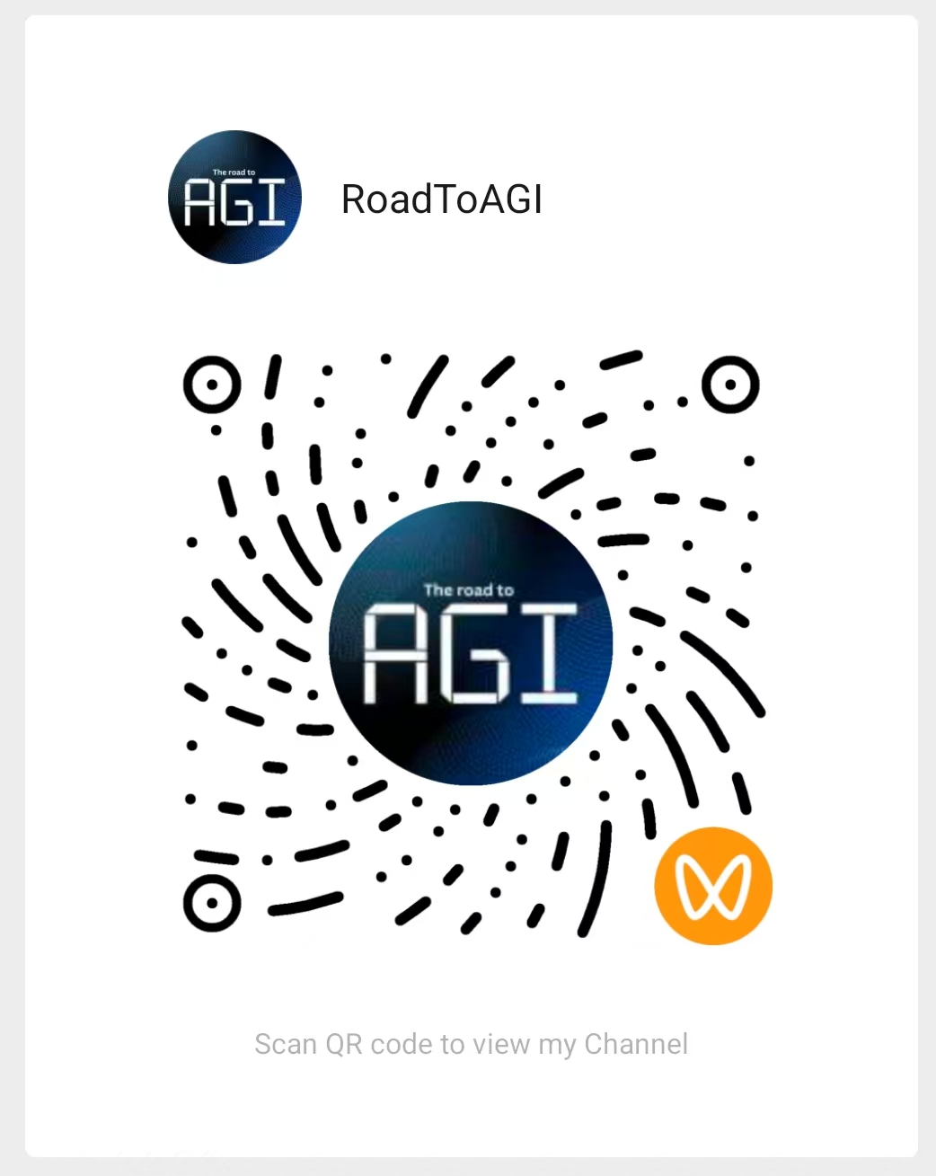 RoadToAGI channel QR code